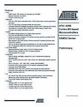 DataSheet ATSAM3U1C pdf